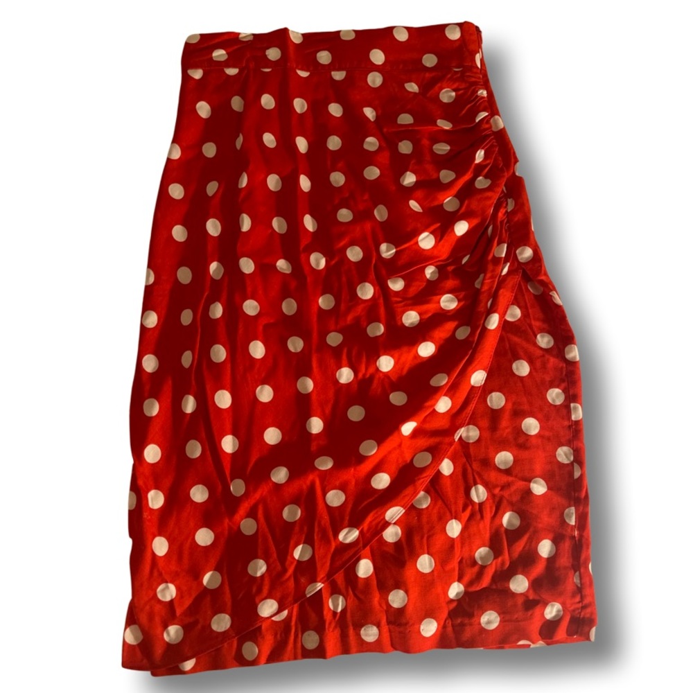 VTG midi asymmetrical pin up skirt!